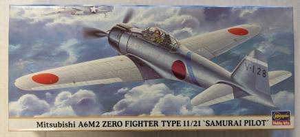 Thumbnail HASEGAWA 00271 MITSUBISHI A6M2 ZERO FIGHTER TYPE 11/21 SAMURAI PILOT