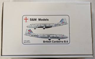 Thumbnail S&M MODELS 7241 BRITISH CANBERRA B.6