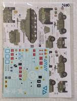 Thumbnail Star Decals 3650. 35921 BRITISH ARMOUR IN NORMANDY WHITE SC HUMBER SC WILLYS JEEP SHERMAN MK III MK II H