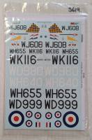 Thumbnail XTRADECAL 3619. 72301 ENGLISH ELECTRIC CANBERRA B.2 COLLECTION