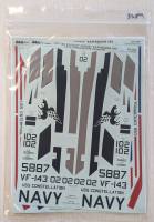 Thumbnail DISCOUNT DECALS 3589. AOA 32016 VF-143 PUKIN DOGS TAPROOM 102 USN F-4J PHANTOM IN THE VIETNAM WAR