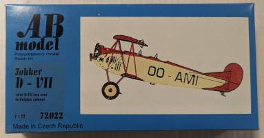 Thumbnail AB MODEL 72022 FOKKER D-VII