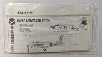 Thumbnail FALCON TRIPLE CONVERSION KIT IX FJ-3 FURY / C-2A GREYHOUND / AD-5W SKYRAIDER