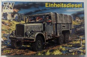 Thumbnail ZV MODELS 72001 EINHEITSDIESEL WEHRMACHT CARGO TRUCK