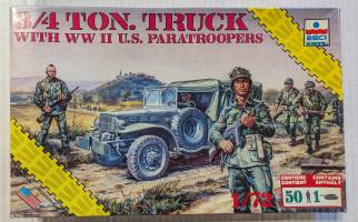 Thumbnail ESCI 8609 3/4 TON TRUCK WITH WWII US PARATROOPERS