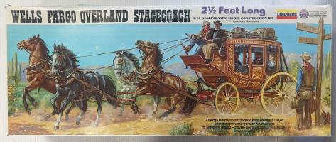 Thumbnail LINDBERG 351 WELLS FARGO OVERLAND STAGECOACH  UK SALE ONLY 