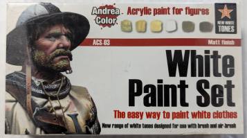 Thumbnail ANDREA COLOR ACS-03 WHITE PAINT SET