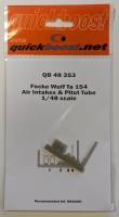 Thumbnail QUICKBOOST.NET 48353 FOCKE WULF TA 154 AIR INTAKES AND PITOT TUBE