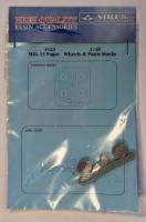 Thumbnail AIRES HOBBY MODELS 4423 MIG-15 FAGOT WHEELS AND PAINT MASKS
