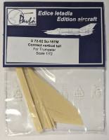 Thumbnail PAVLA 7292 SU-15TM CORRECT VERTICAL TAIL for trumpeter kit