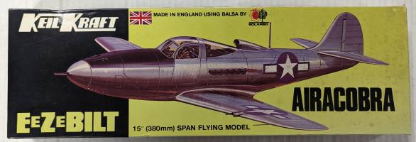 Thumbnail KEILCRAFT 0025 AIRACOBRA 15 inch balsa flying model