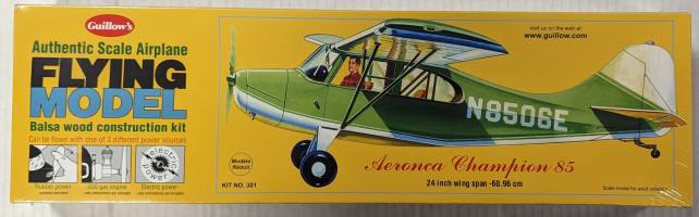 Thumbnail GUILLOWS 301 AERONCA CHAMPION 85 flying balsa model