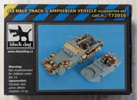 Thumbnail BLACK DOG 72016 M3 HALF TRACK   AMPHIBIAN VEHICLE ACCESSORIES SET