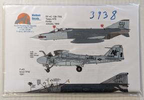 Thumbnail DISCOUNT DECALS 5555. 72-073 WOLFPACK DECALS RF-4C RUNNING THE GAUNTLET