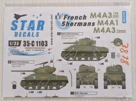 Thumbnail Star Decals 3878. 35-C 1103 FRENCH SHERMANS