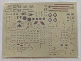 Thumbnail DISCOUNT DECALS 6119. NO 80 MODEL DECAL ROYAL AIR FORCE TORNADO GRT 14 17 SQN RAFG