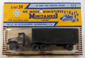 Thumbnail ROCO Z-167 US army van tractor trailer