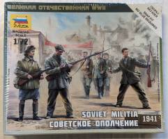 Thumbnail ZVEZDA MODELS 6181 SOVIET MILITIA 1941