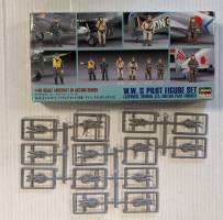 Thumbnail KINGKIT MODEL SCRAPYARD HASEGAWA X48-7 WWII PILOT SET JAPANESE  GERMAN  US  BRITISH  INCOMPLETE 