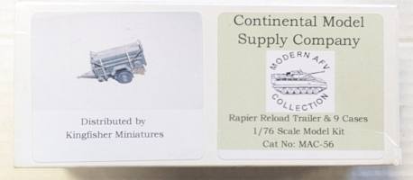 Thumbnail KINGFISHER MINIATURES 56 RAPIER RELOAD TRAILER   9 CASES