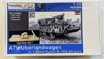 Thumbnail PANZERSHOP 35290 A7V UBERLANDWAGEN conversion set