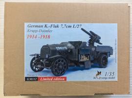 Thumbnail ST GEORGE MODEL GM112 GERMAN K FLAK 7.7CM L/27 KRUPP DAIMLER