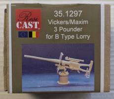 Thumbnail RESICAST 351297 VICKERS/MAXIM 3 POUNDER FOR B TYPE LORRY 