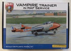 Thumbnail PILOT REPLICAS 48A007 VAMPIRE TRAINER IN RAF SERVICE