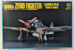 Thumbnail HASEGAWA SP34 A6M5C ZERO FIGHTER/SAMURAI PILOT SABURO SAKAI