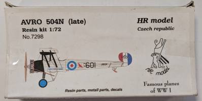 Thumbnail HR MODEL 7298 AVRO 504N LATE