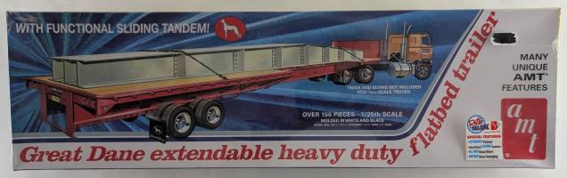 Thumbnail AMT 1111 GREAT DANE EXTENDABLE HEAVY DUTY FLATBED TRAILER