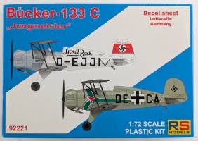 Thumbnail RS MODELS 92221 BUCKER-133 C JUNGMEISTER