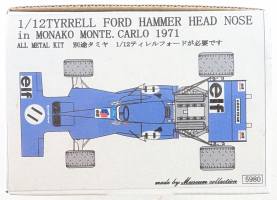 Thumbnail MUSEUM 5980 TYRELL FORD HAMMER HEAD NOSE IN MONACO MONTE CARLO 1971