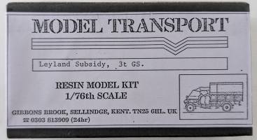 Thumbnail MODEL TRANSPORT LEYLAND SUBSIDY 3T GS