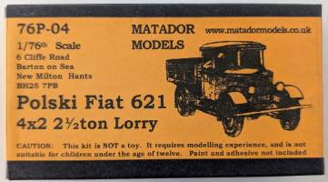 Thumbnail MATADOR MODELS 76P04 POLSKI FIAT 621 4X2 2 1/2 TON LORRY