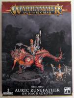 Thumbnail GAMES WORKSHOP WARHAMMER AGE OF SIGMAR AURIC RUNEFATHER ON MAGMADROTH