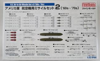 Thumbnail FINEMOLDS FP44 U.S. AIR TO AIR MISSILE SET 2 60-70S