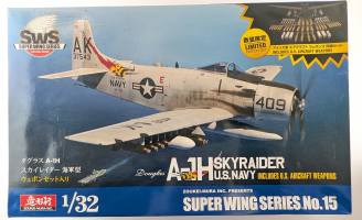 Thumbnail ZOUKEI-MURA SUPER WINGS SERIES NO 15 A-1H SKYRAIDER U.S. NAVY  UK SALE ONLY 