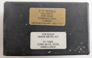 Thumbnail BW MODELS  FV 13302 FORD E3 3 TON AMBULANCE