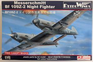 Thumbnail RETRO WINGS 7201 MESSERSCHMITT BF 109Z-2 NIGHT FIGHTER