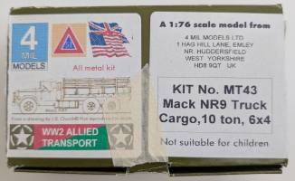 Thumbnail 4 MIL MODELS MT43 MACK NR9 TRUCK CARGO 10 TON 6X4