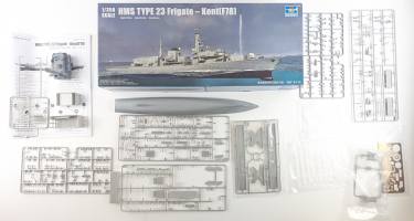 Thumbnail KINGKIT MODEL SCRAPYARD TRUMPETER 04544 HMS TYPE 23 FRIGATE KENT F78  STARTED 