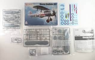 Thumbnail KINGKIT MODEL SCRAPYARD MERIT 64803 GLOSTER GLADIATOR  MK1  CUT DECALS 