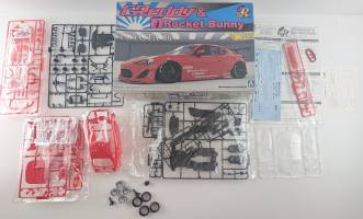 Thumbnail KINGKIT MODEL SCRAPYARD AOSHIMA 007624 GREDDY ROCKET BUNNY TOYOTA 86 INCOMPLETE