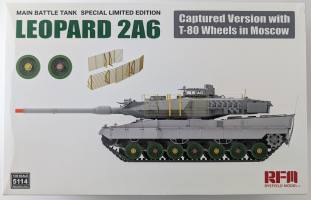 Thumbnail RYE FIELD MODEL 5114 LEOPARD 2A6 CAPTURED VERSION WITH T80 WHEELS