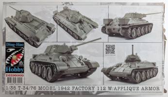 Thumbnail DING HAO 96009 T-34/76 MODEL 1942 FACTORY 112 W/ APPLIQUE ARMOR 