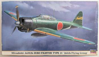 Thumbnail HASEGAWA 09573 MITSUBISHI A6M2B ZERO FIGHTER TYPE 21