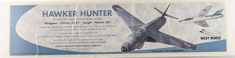 Thumbnail WEST WINGS HAWKER HUNTER  UK SALE ONLY 