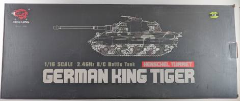 Thumbnail HENG LONG GERMAN KING TIGER HENSCHEL TURRET RC BATTLE TANK  UK SALE ONLY 