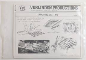 Thumbnail VERLINDEN PRODUCTIONS 35015 CORRUGATED SHEET IRON